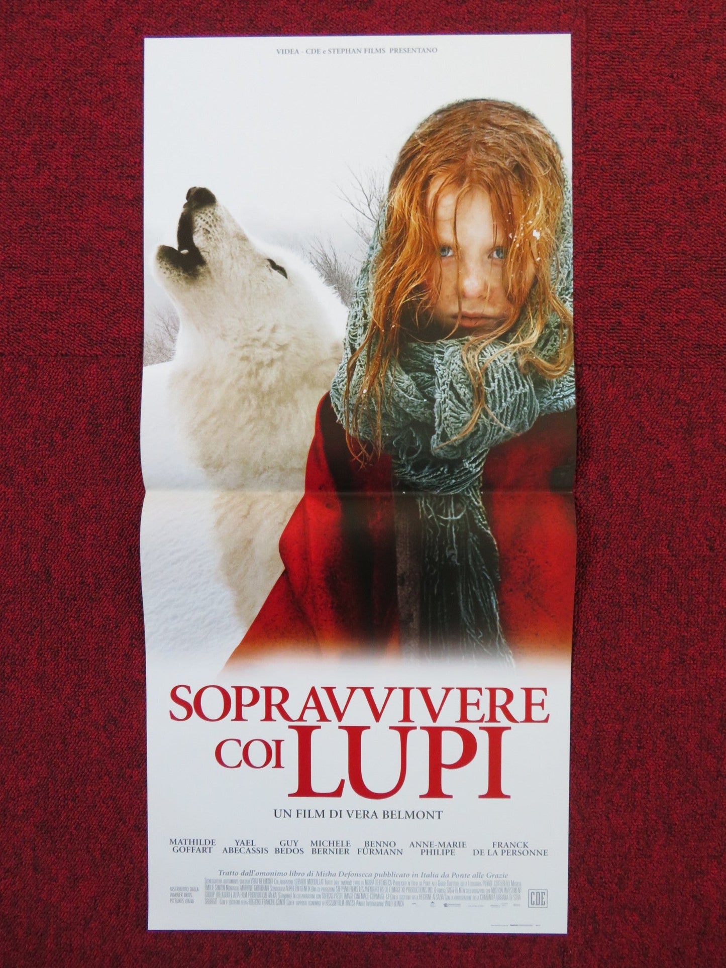 SURVIVING WITH WOLVES ITALIAN LOCANDINA POSTER MATHILDE GOFFART 2007 Rendezvous Cinema Movie posters
