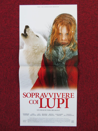 SURVIVING WITH WOLVES ITALIAN LOCANDINA POSTER MATHILDE GOFFART 2007 Rendezvous Cinema Movie posters