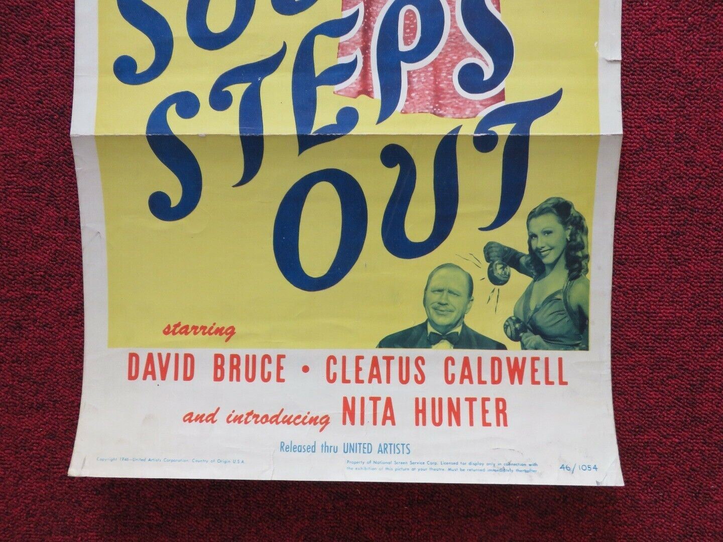 SUSIE STEPS OUT US INSERT (14"x 36") POSTER DAVID BRUCE CLEATUS CALDWELL 1946 Movie posters