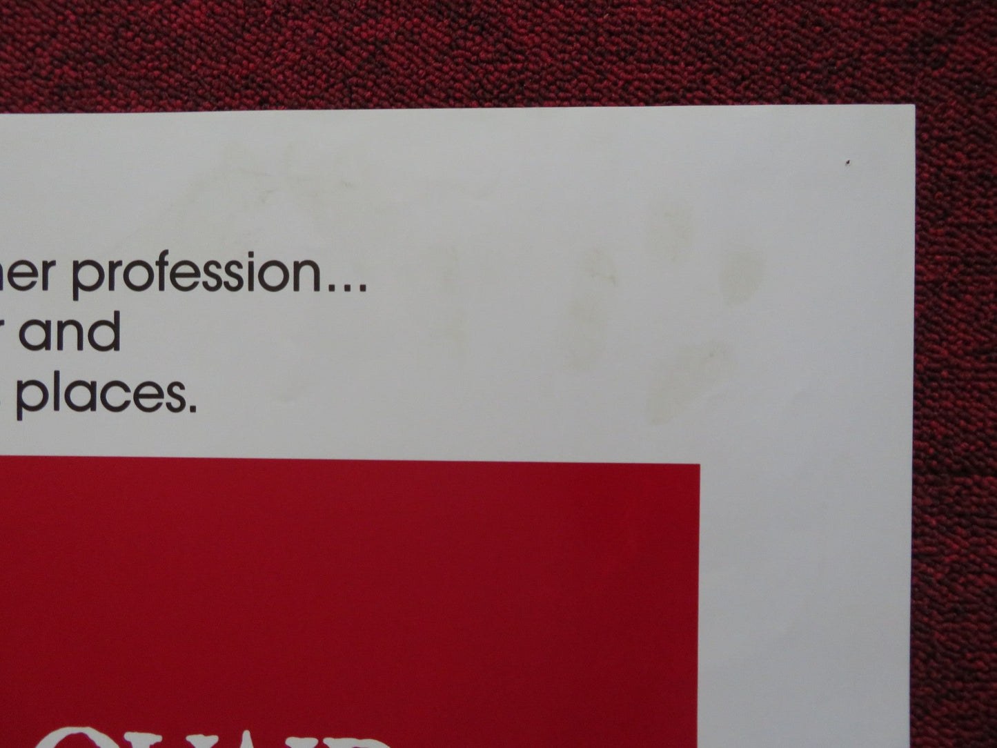 SUSPECT FOLDED US ONE SHEET POSTER CHER DENNIS QUAID LIAM NEESON 1987 Rendezvous Cinema Movie posters