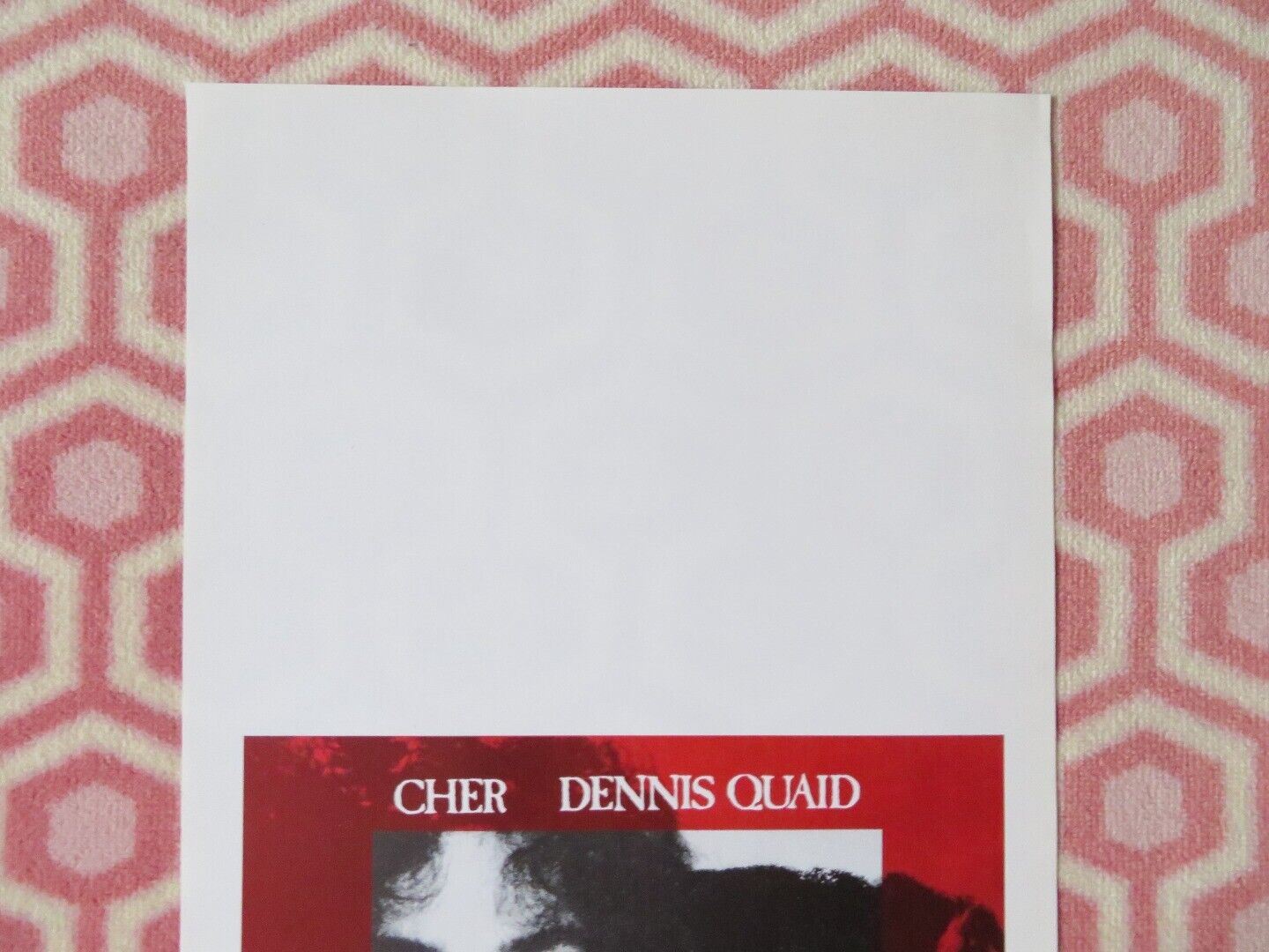 SUSPECT ITALIAN LOCANDINA (27.5"x13") POSTER CHER DENNIS QUIAD 1988 - Rendezvous Cinema
