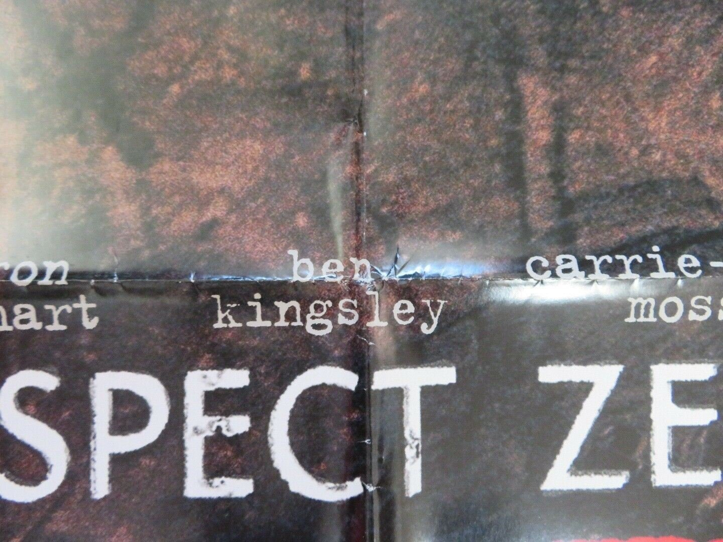 SUSPECT ZERO US ONE SHEET POSTER AARON EKHART BEN KINGSLEY 2004 Movie posters