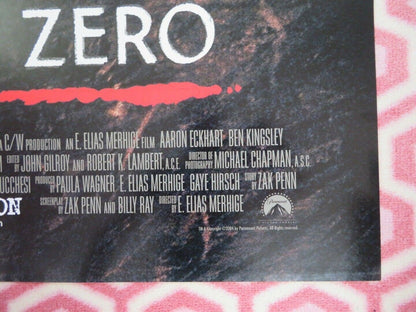 SUSPECT ZERO US ONE SHEET POSTER AARON EKHART BEN KINGSLEY 2004 Movie posters