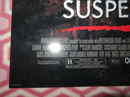 SUSPECT ZERO US ONE SHEET POSTER AARON EKHART BEN KINGSLEY 2004 Movie posters