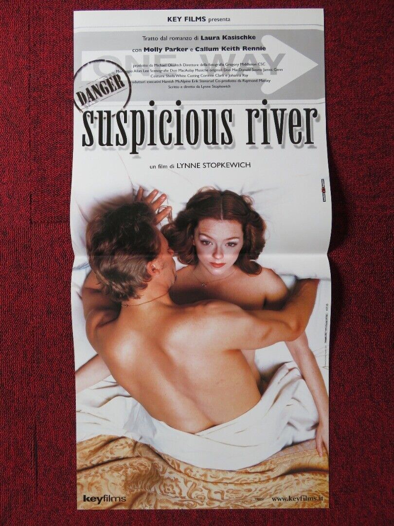 SUSPICIOUS RIVER ITALIAN LOCANDINA (25.5"x12.5") POSTER MOLLY PARKER 2000 - Rendezvous Cinema