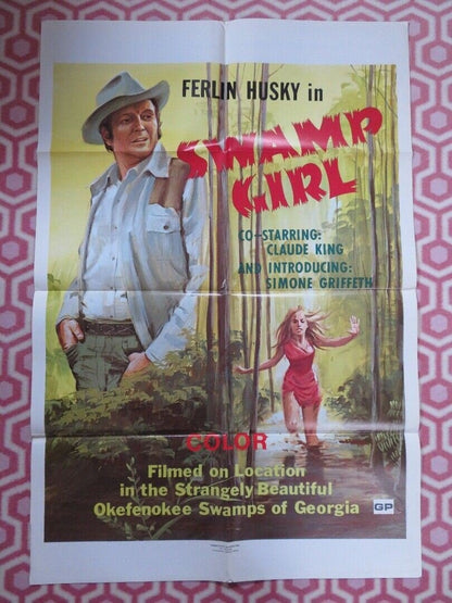 SWAMP GIRL US ONE SHEET POSTER FERLIN HUSKY 1971 Movie posters