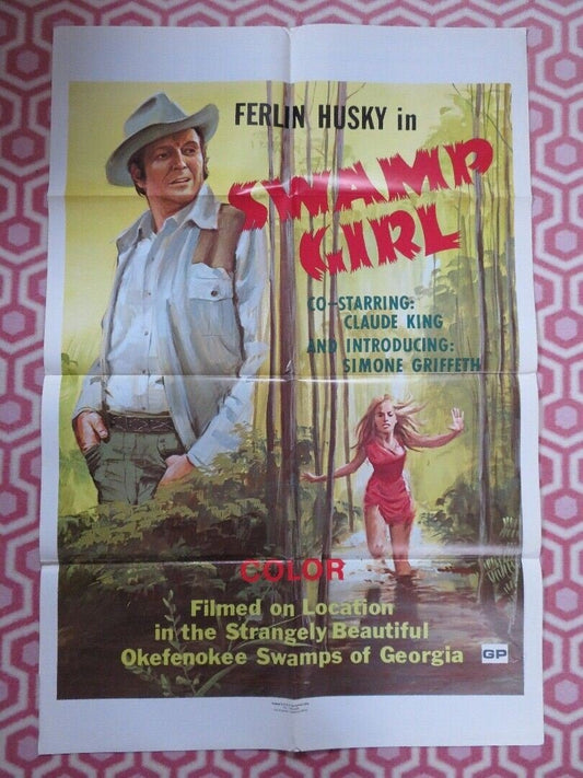 SWAMP GIRL US ONE SHEET POSTER FERLIN HUSKY 1971 Movie posters