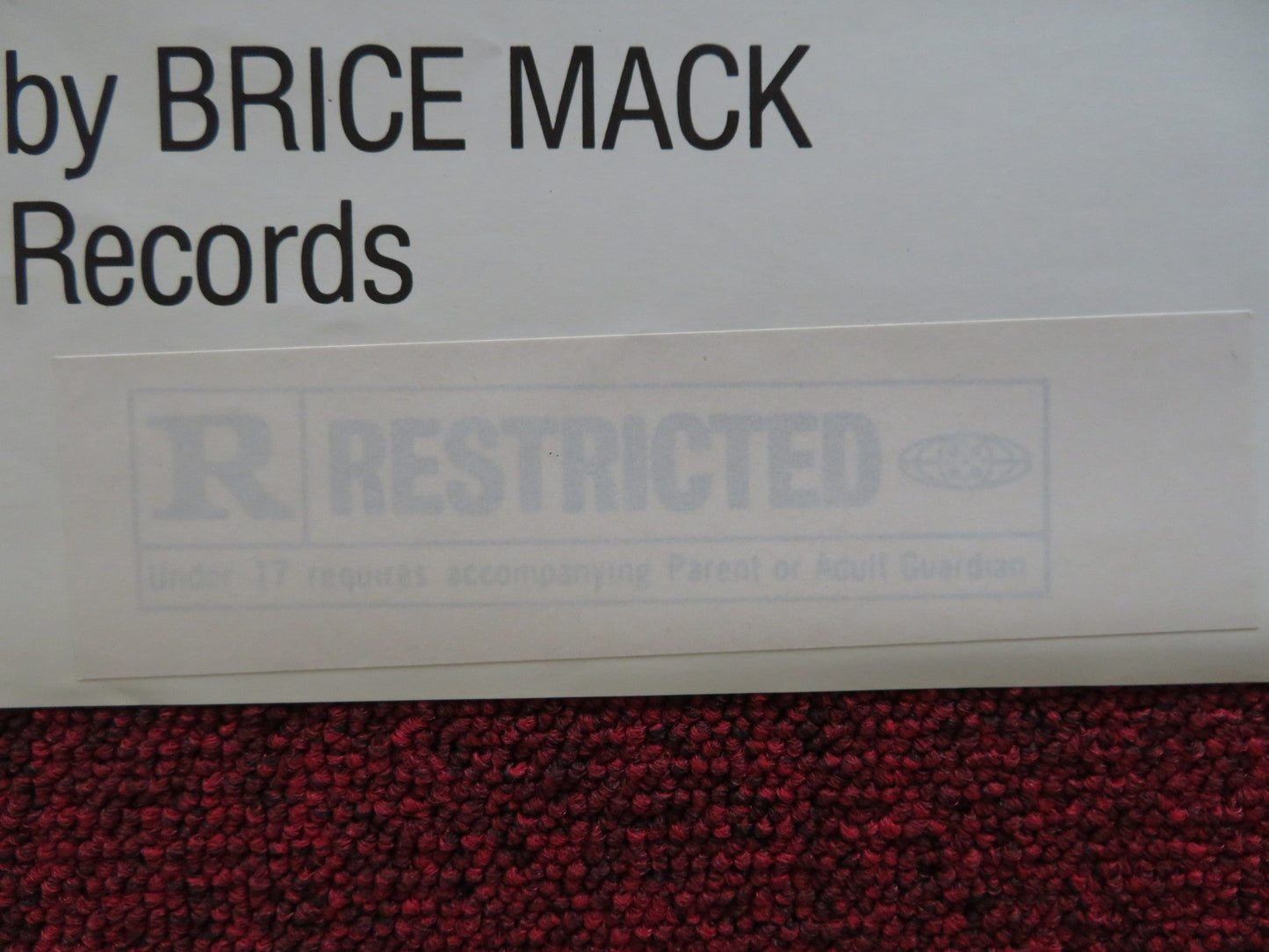 SWAP MEET FOLDED US ONE SHEET POSTER RUTH COX JONATHAN GRIES 1979 Rendezvous Cinema Movie posters