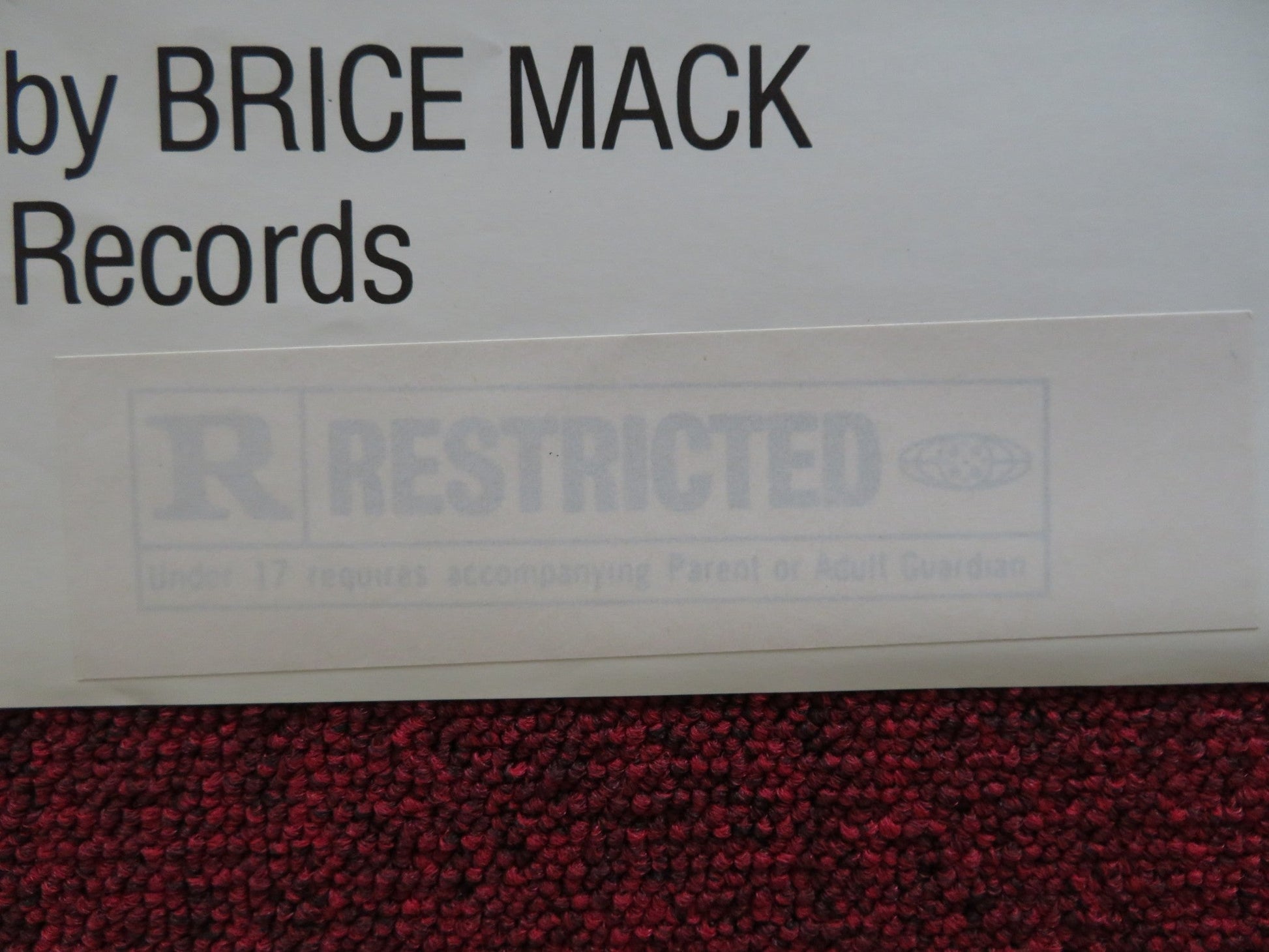 SWAP MEET FOLDED US ONE SHEET POSTER RUTH COX JONATHAN GRIES 1979 Rendezvous Cinema Movie posters