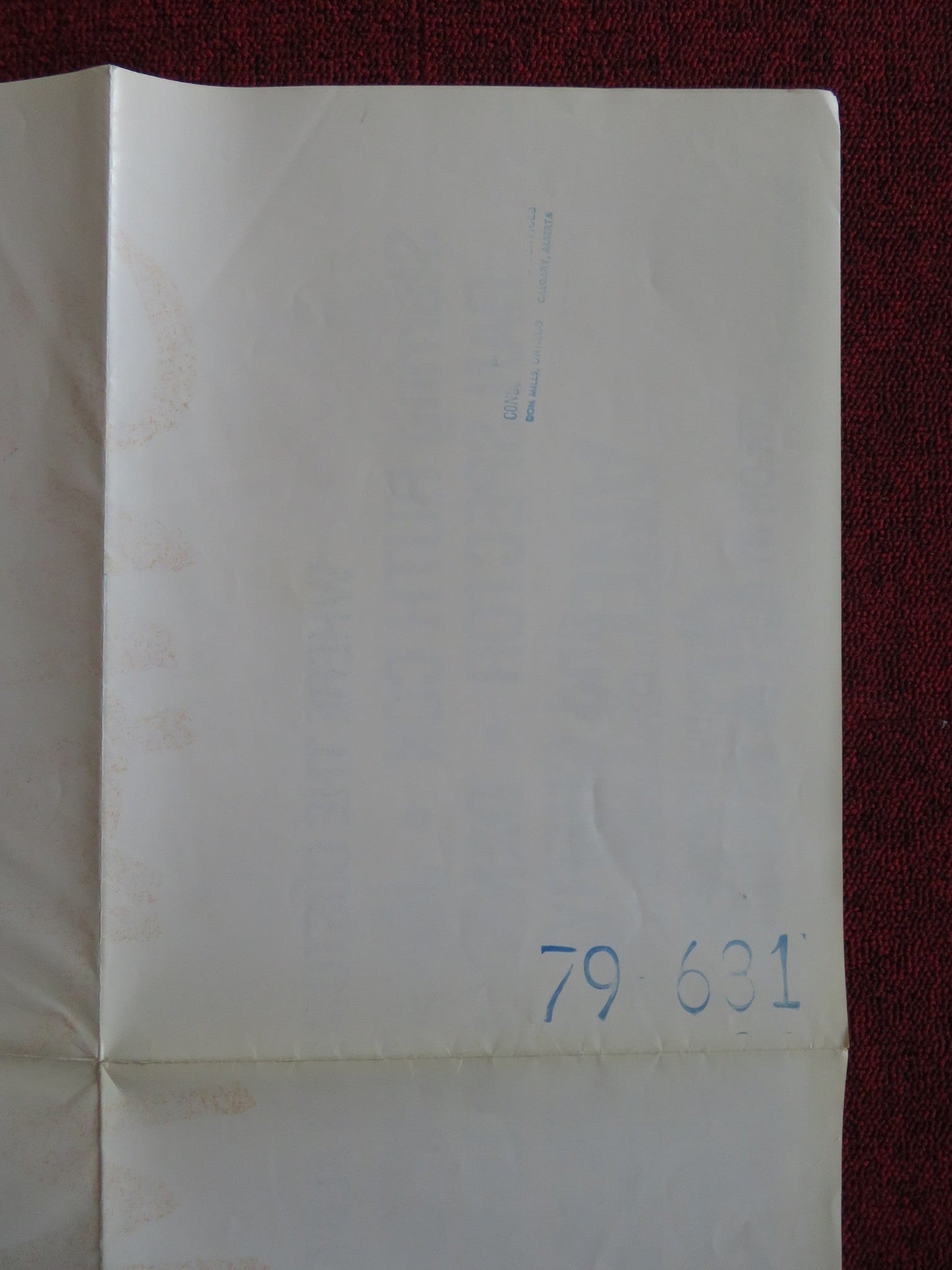 SWAP MEET FOLDED US ONE SHEET POSTER RUTH COX JONATHAN GRIES 1979 Rendezvous Cinema Movie posters