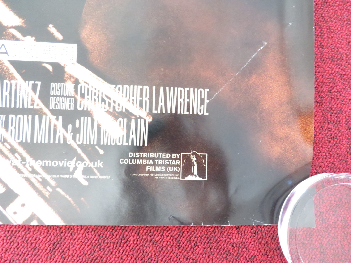 S.W.A.T. UK QUAD (30"x 40") ROLLED POSTER COLIN FARRELL SAMUEL L. JACKSON 2003 Rendezvous Cinema Movie posters