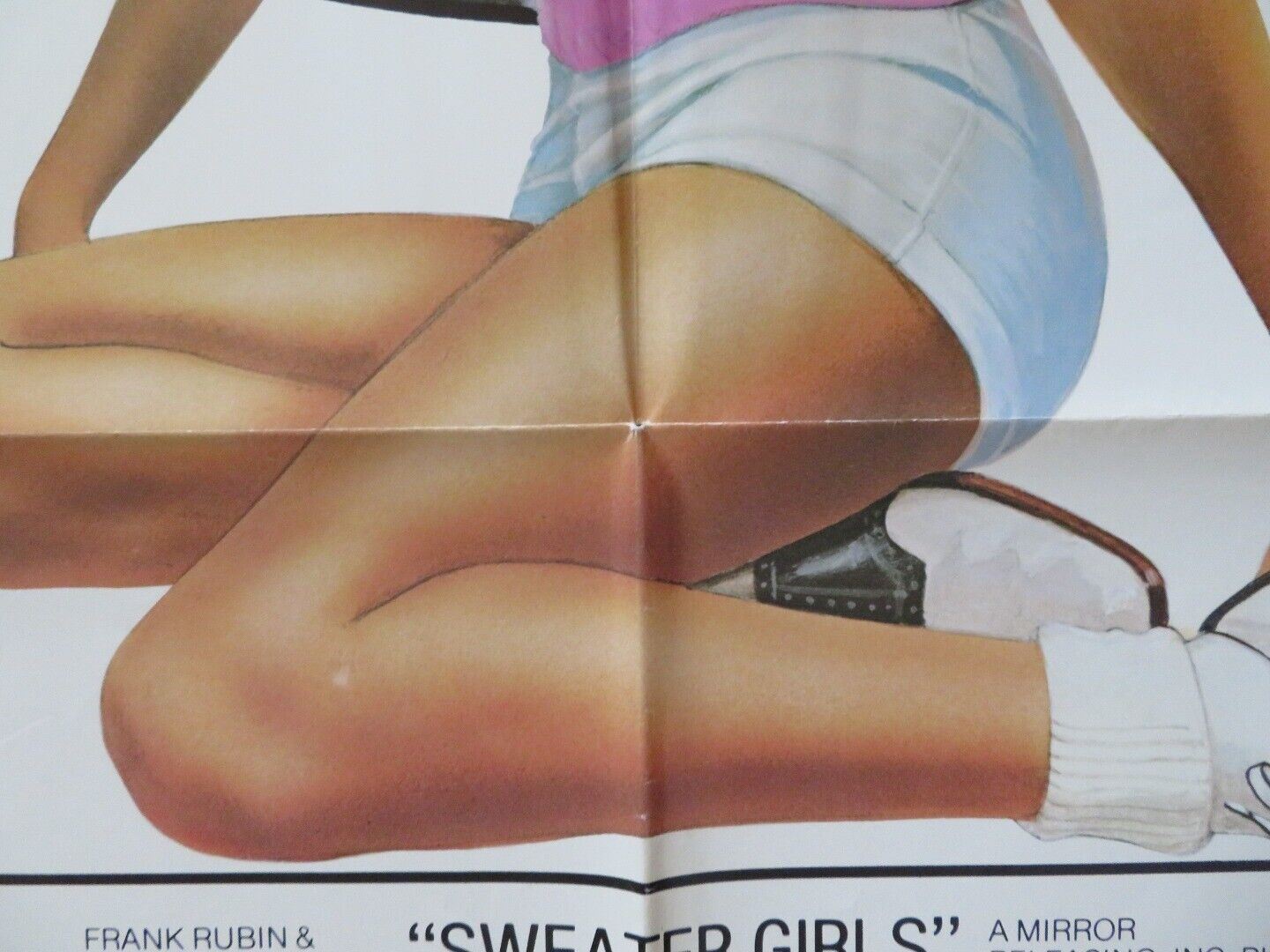 SWEATER GIRLS FOLDED US ONE SHEET POSTER HARRY MORGAN MOSES MEEGAN KING 1978 - Rendezvous Cinema