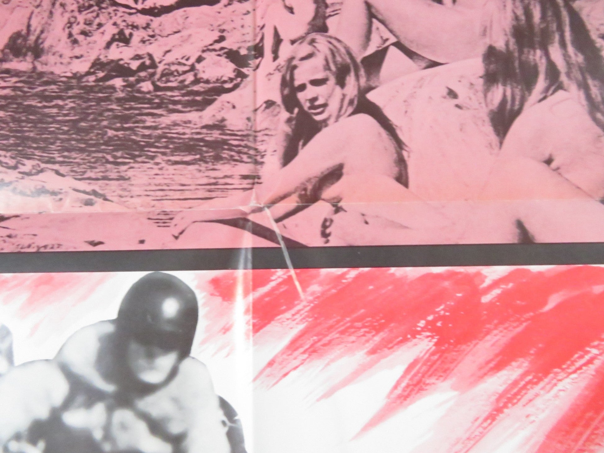 SWEDEN HEAVEN AND HELL FOLDED US ONE SHEET POSTER EDMOND PURDOM 1969 Rendezvous Cinema Movie posters