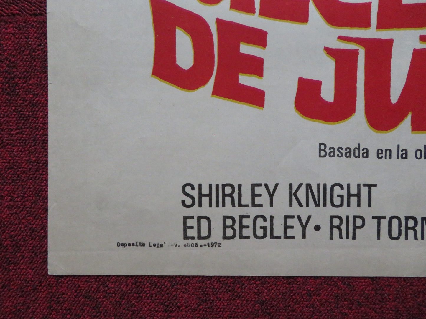 SWEET BIRD OF YOUTH ARGENTINIAN POSTER PAUL NEWMAN RIP TORN 1962 Rendezvous Cinema Movie posters