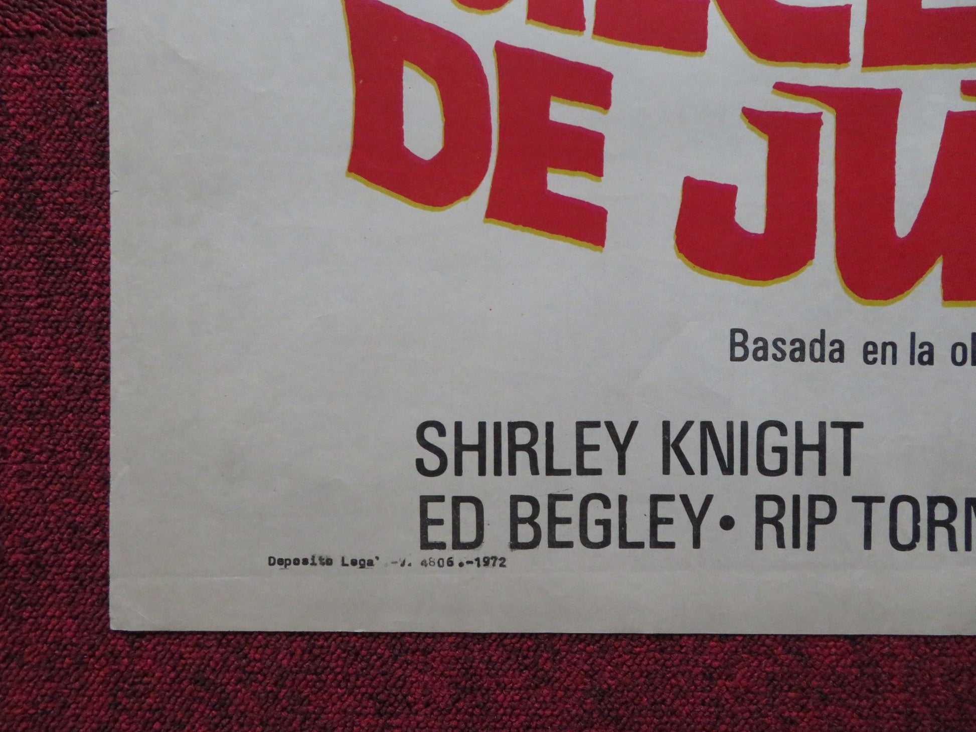 SWEET BIRD OF YOUTH ARGENTINIAN POSTER PAUL NEWMAN RIP TORN 1962 Rendezvous Cinema Movie posters