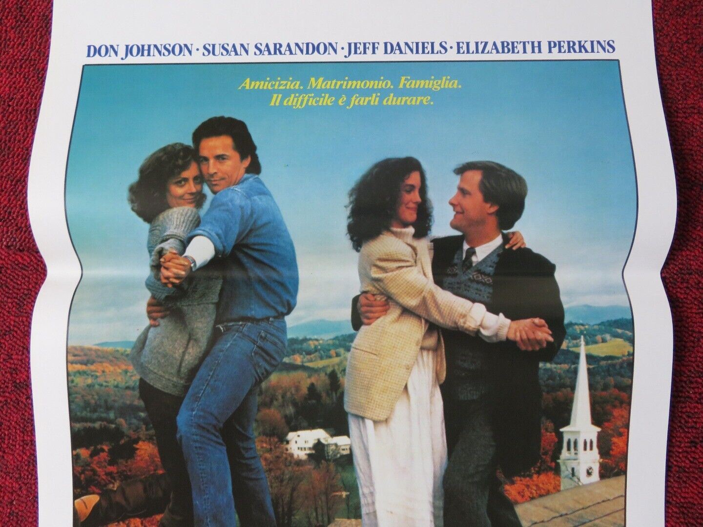 SWEET HEARTS DANCE ITALIAN LOCANDINA (27.5"x13") POSTER D JOHNSON S SARAN 1989 Movie posters