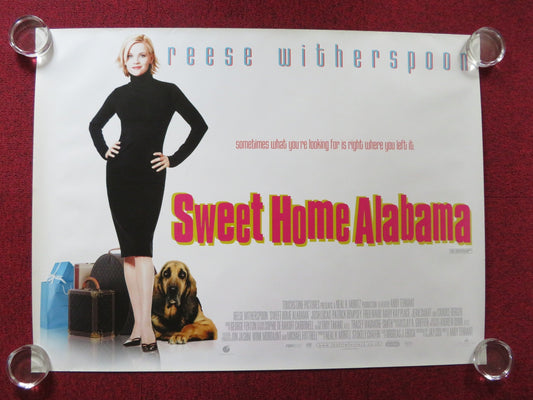 SWEET HOME ALABAMA UK QUAD (30"x 40") ROLLED POSTER REESE WITHERSPOON 2002 Rendezvous Cinema Movie posters