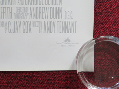 SWEET HOME ALABAMA UK QUAD (30"x 40") ROLLED POSTER REESE WITHERSPOON 2002 Rendezvous Cinema Movie posters