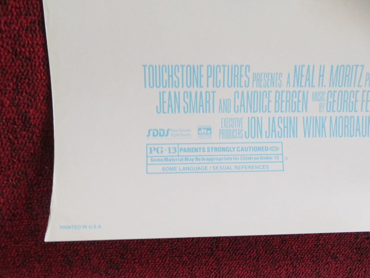 SWEET HOME ALABAMA US ONE SHEET ROLLED POSTER REESE WITHERSPOON P. DEMPSEY 2002 Rendezvous Cinema Movie posters