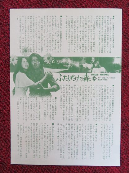 SWEET HOSTAGE JAPANESE CHIRASHI (B5) POSTER LINDA BLAIR MARTIN SHEEN 1975 Rendezvous Cinema Movie posters