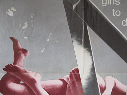 SWEET KILL FOLDED US ONE SHEET POSTER TAB HUNTER CHERIE LATIMER 1972 Movie posters