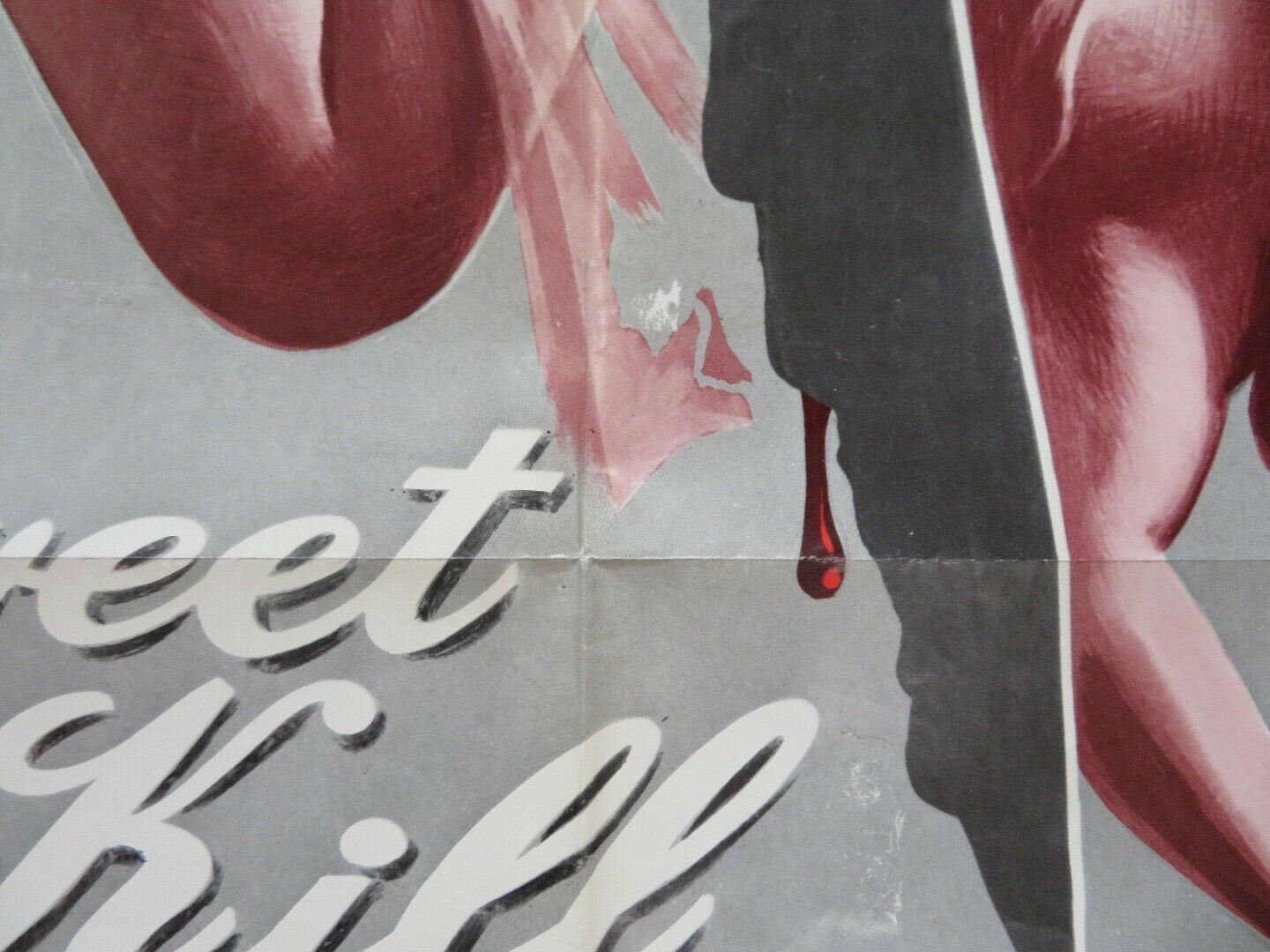 SWEET KILL FOLDED US ONE SHEET POSTER TAB HUNTER CHERIE LATIMER 1972 Movie posters