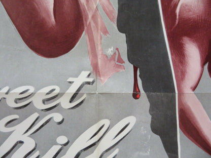 SWEET KILL FOLDED US ONE SHEET POSTER TAB HUNTER CHERIE LATIMER 1972 Movie posters