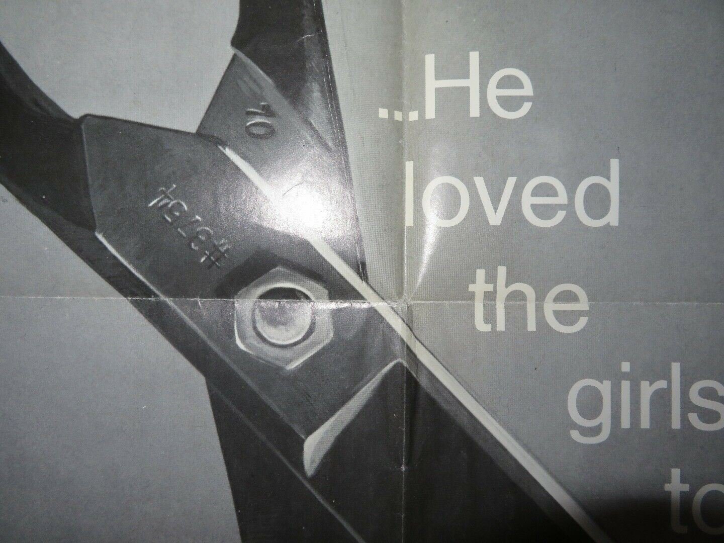 SWEET KILL FOLDED US ONE SHEET POSTER TAB HUNTER CHERIE LATIMER 1972 Movie posters