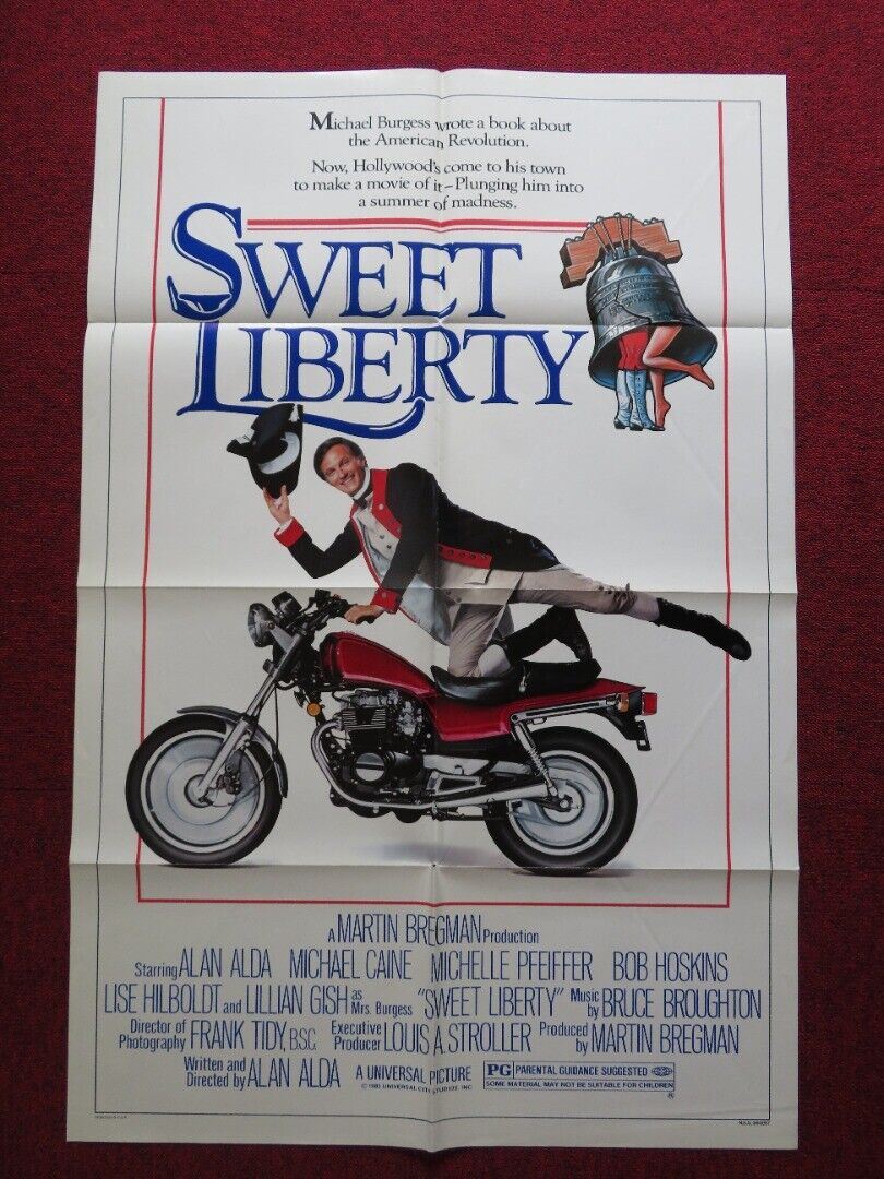 SWEET LIBERTY US ONE SHEET POSTER ALAN ALDA MICHAEL CAINE 1985 Movie posters