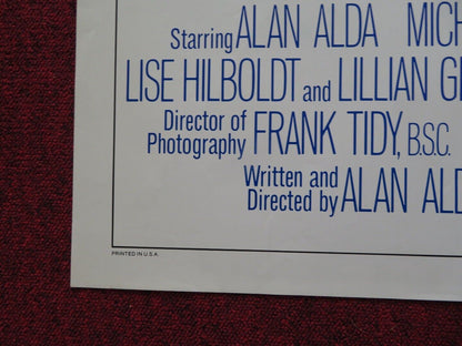 SWEET LIBERTY US ONE SHEET POSTER ALAN ALDA MICHAEL CAINE 1985 Movie posters