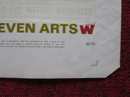 SWEET NOVEMBER FOLDED US ONE SHEET POSTER SANDY DENNIS ANTHONY NEWLEY 1968 Rendezvous Cinema Movie posters