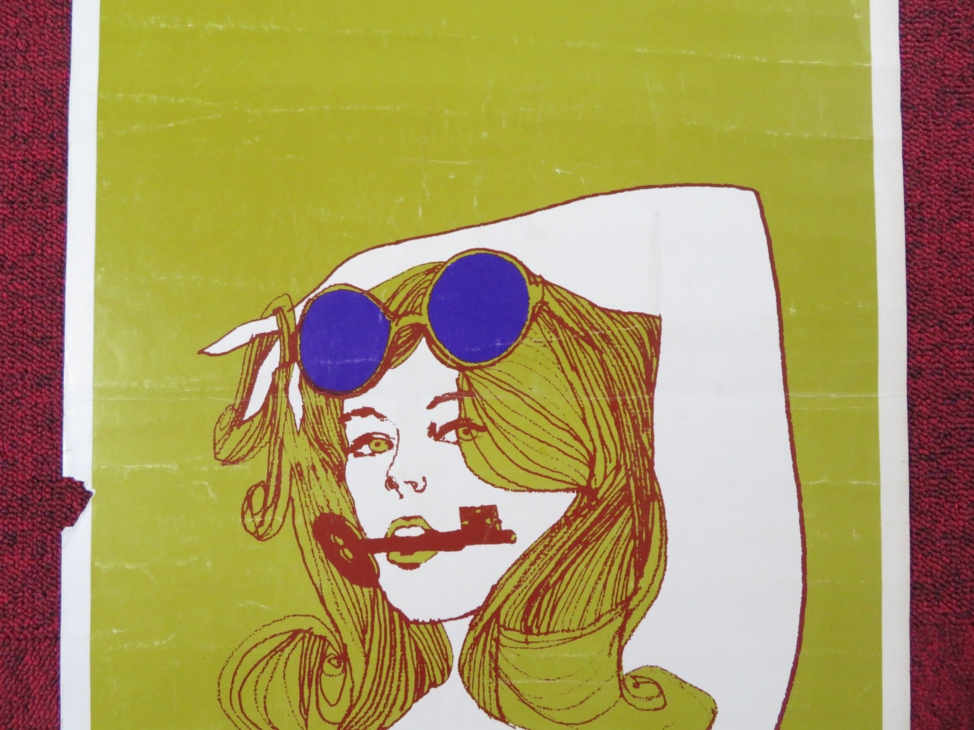 SWEET NOVEMBER US INSERT (14"x 36") POSTER SANDY DENNIS ANTHONY NEWLEY 1968 Rendezvous Cinema Movie posters