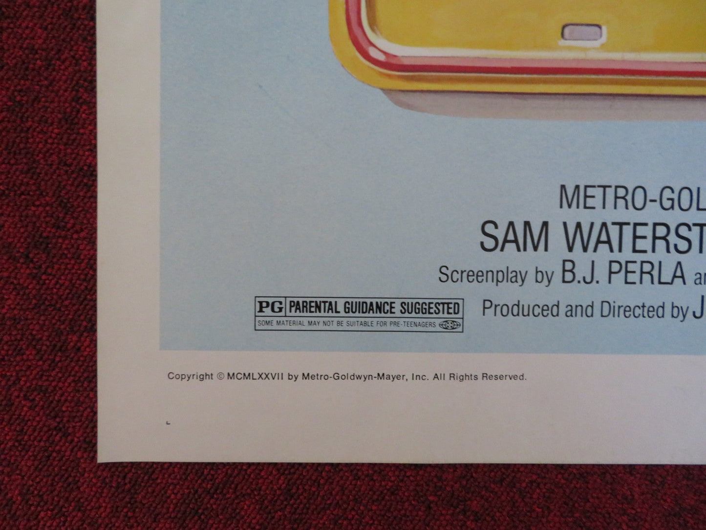 SWEET REVENGE FOLDED US ONE SHEET POSTER STOCKARD CHANNING SAM WATERSTON 1977 Rendezvous Cinema Movie posters