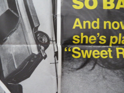 SWEET REVENGE FOLDED US ONE SHEET POSTER STOCKARD CHANNING SAM WATERSTON 1977 Rendezvous Cinema Movie posters