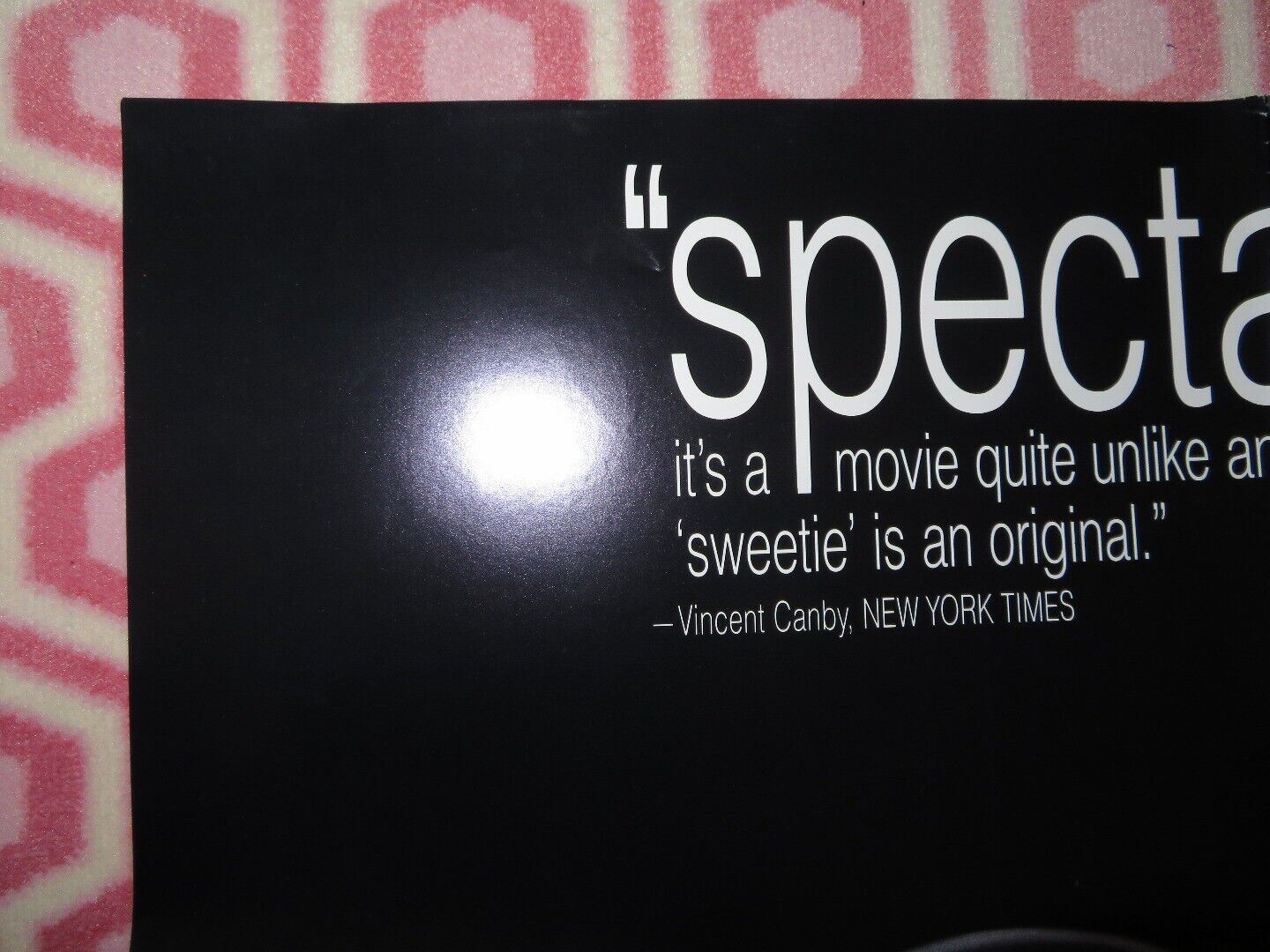 SWEETIE FOLDED US ONE SHEET POSTER GENEVIEVE LEMON KAREN COLSTON 1990 Movie posters