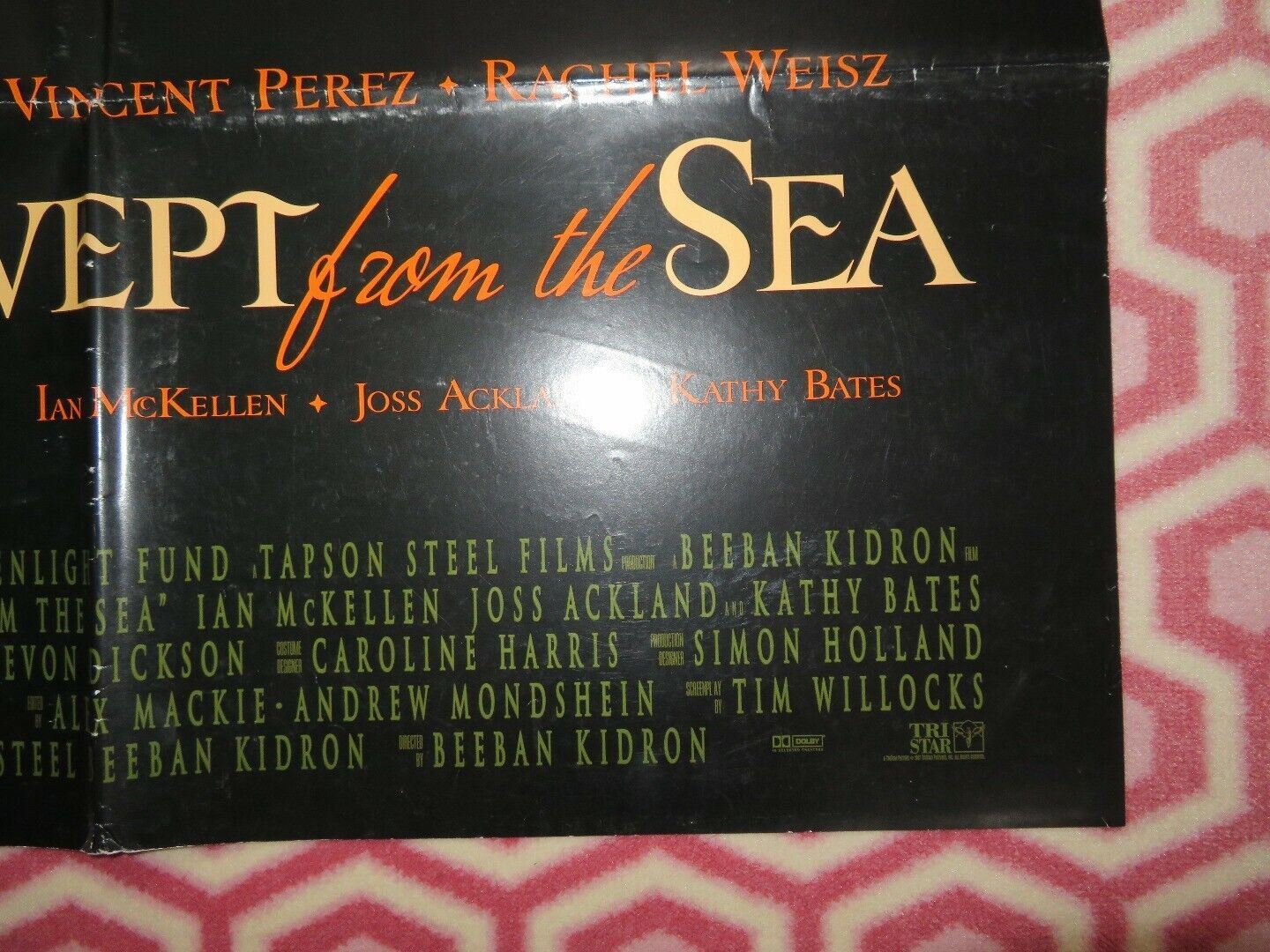 SWEPT FROM SEA US ONE SHEET POSTER IAN MCKELLEN RACHEL WEISZ 1997 Movie posters