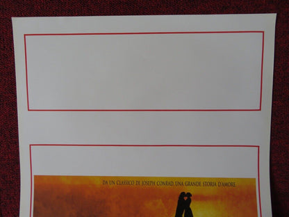 SWEPT FROM THE SEA ITALIAN LOCANDINA (27.5"x13") POSTER VINCENT PEREZ 1998 Movie posters