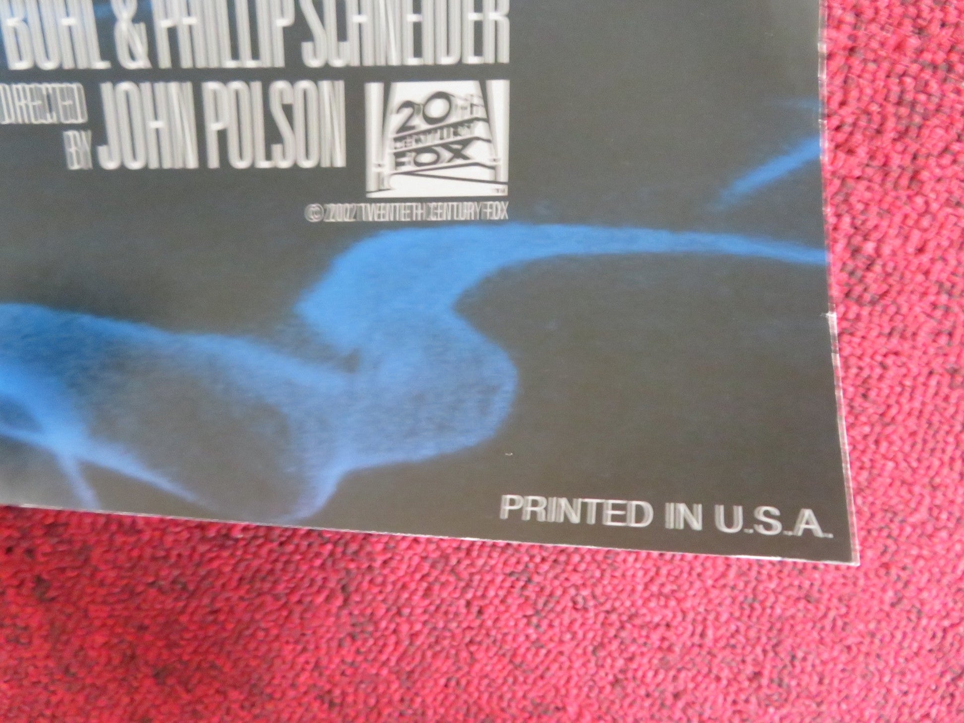 SWIMFAN - B US ONE SHEET ROLLED POSTER JESSE BRADFORD ERIKA CHRISTENSEN 2002 Rendezvous Cinema Movie posters