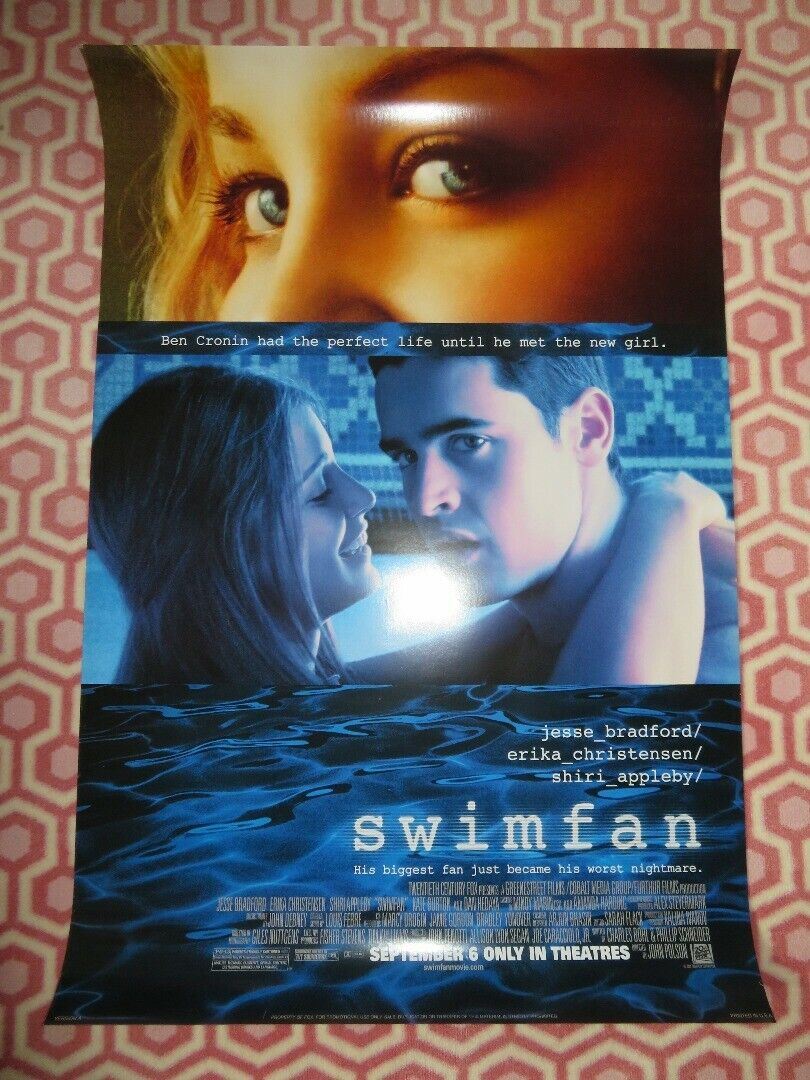 SWIMFAN VERSION A US ONE SHEET ROLLED POSTER JESSE BRADFORD KATE BURTON 2002 Movie posters