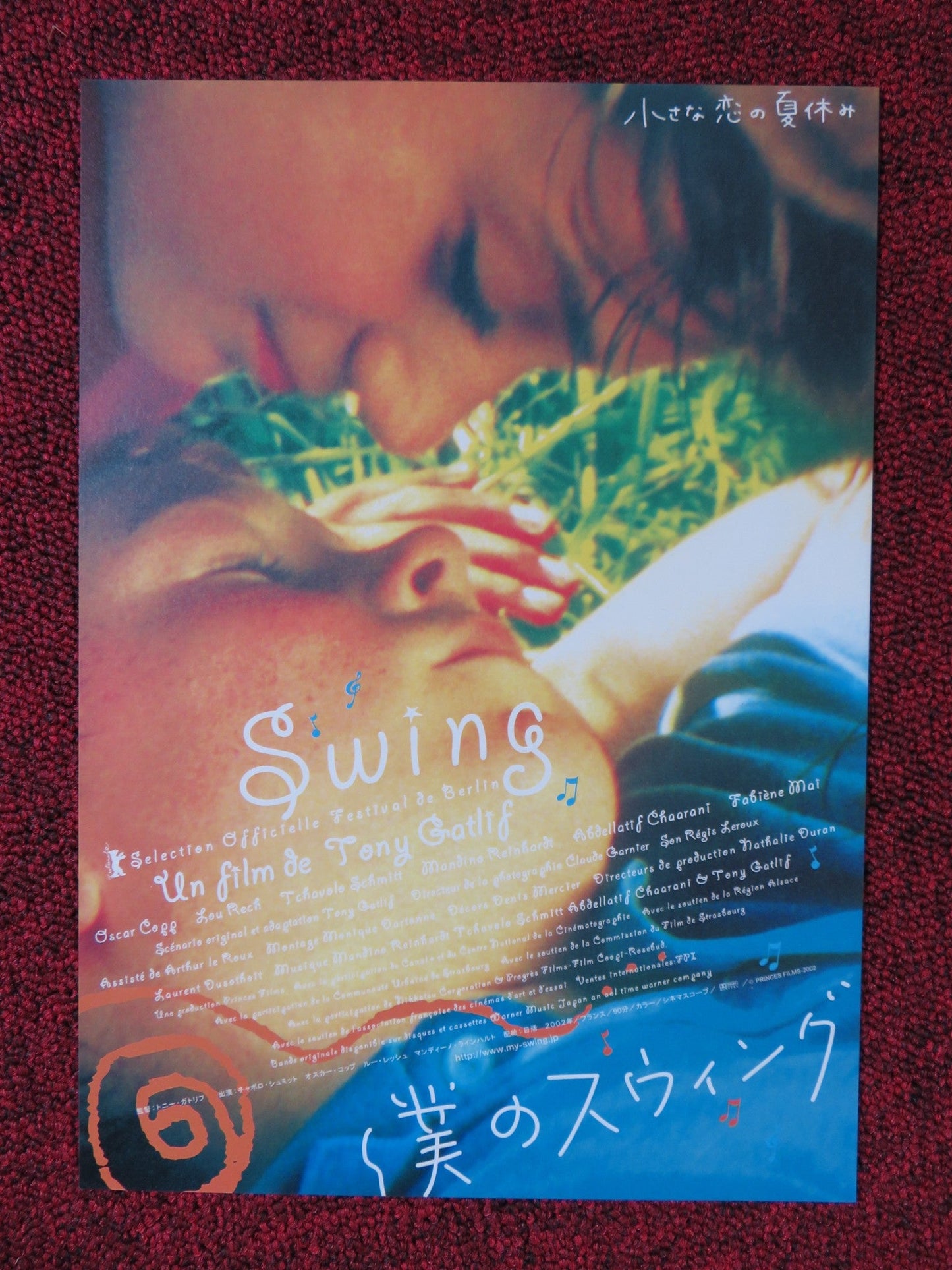 SWING JAPANESE CHIRASHI (B5) POSTER OSCAR COPP LOU RECH 2002 Rendezvous Cinema Movie posters
