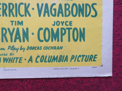 SWING OUT THE BLUES FOLDED US ONE SHEET POSTER BOB HAYMES LYNN MERRICK 1943 Movie posters