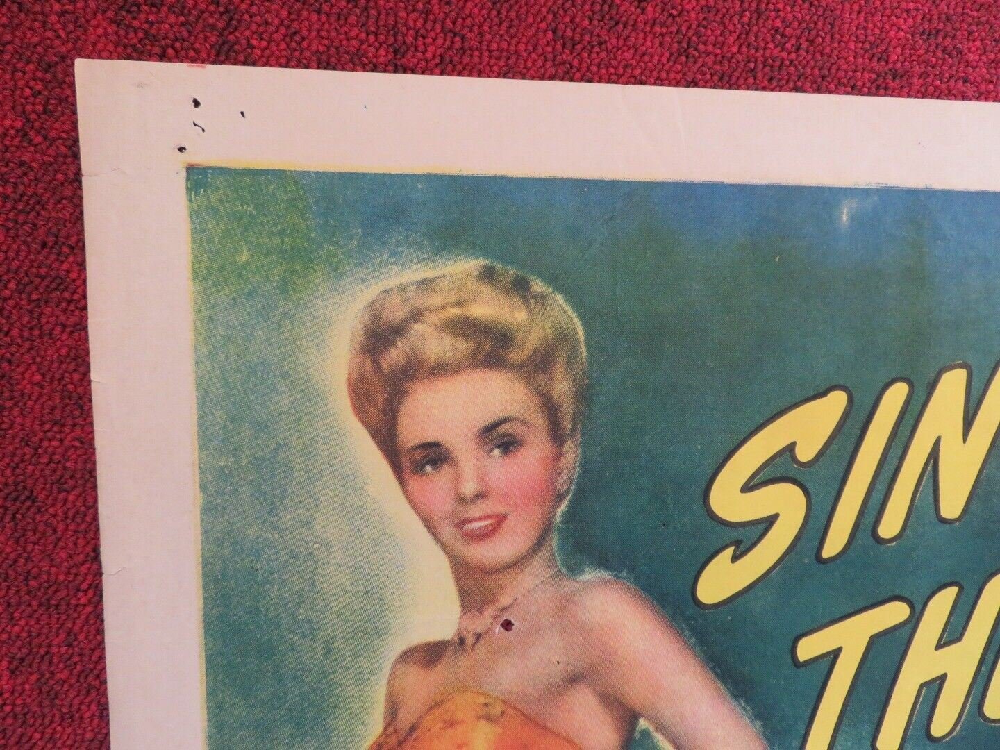 SWING OUT THE BLUES FOLDED US ONE SHEET POSTER BOB HAYMES LYNN MERRICK 1943 Movie posters