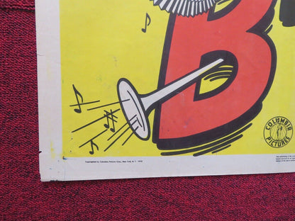 SWING OUT THE BLUES FOLDED US ONE SHEET POSTER BOB HAYMES LYNN MERRICK 1943 Movie posters