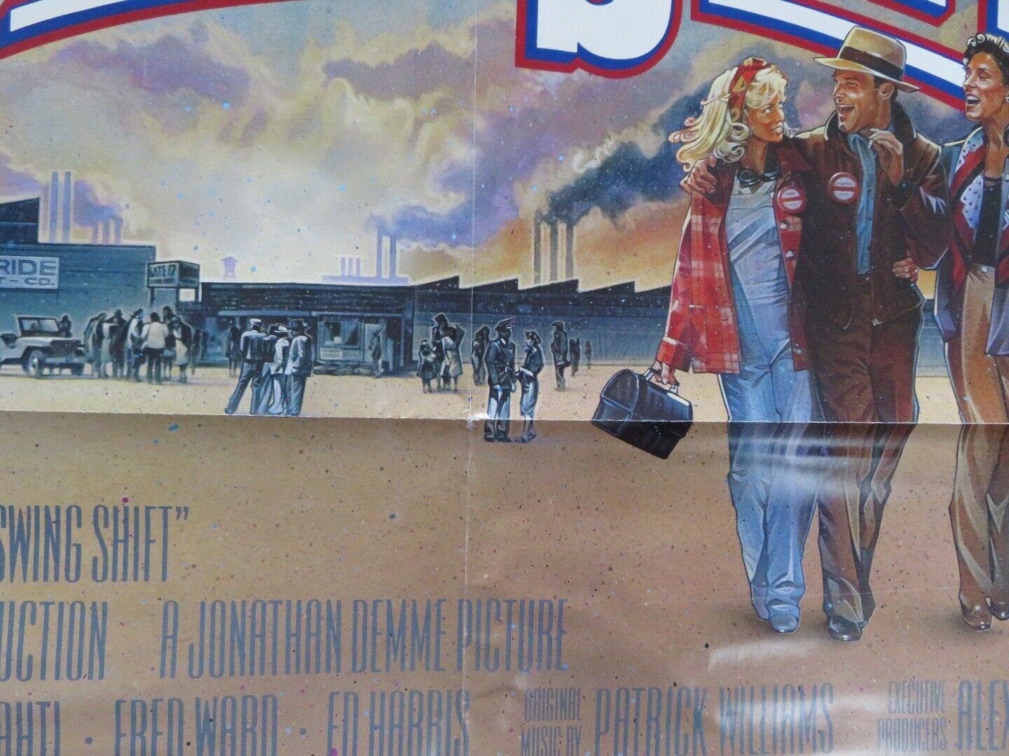 SWING SHIFT US ONE SHEET POSTER GOLDIE HAWN KURT RUSSELL 1984 Movie posters