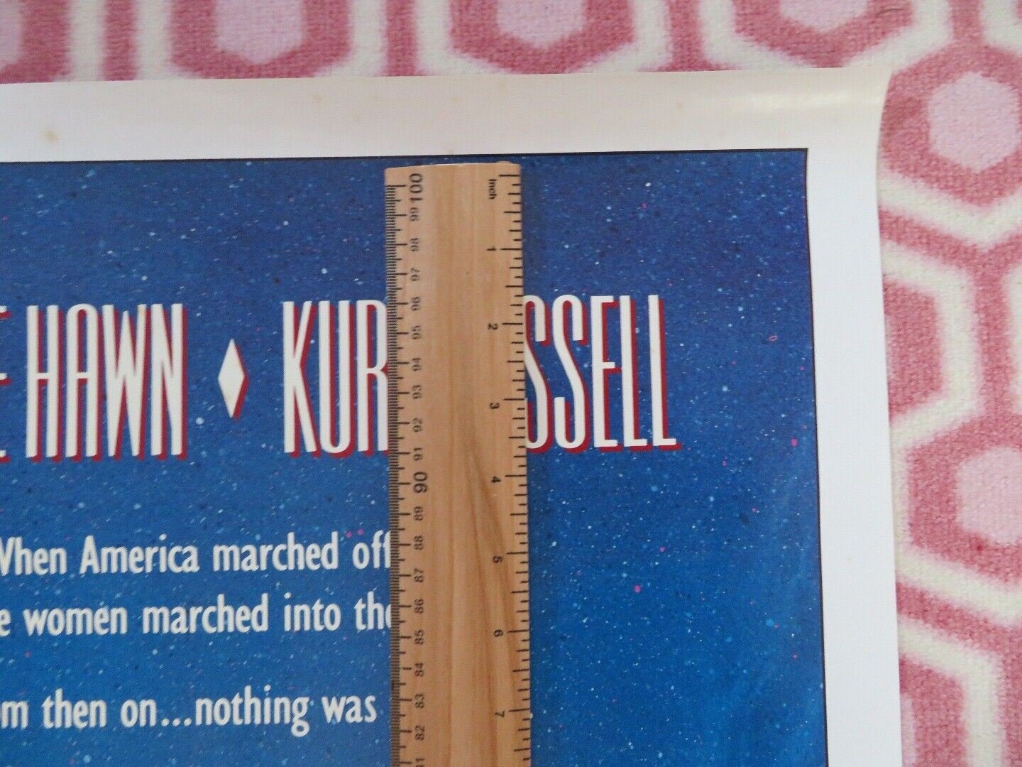 SWING SHIFT US ONE SHEET POSTER GOLDIE HAWN KURT RUSSELL 1984 Movie posters