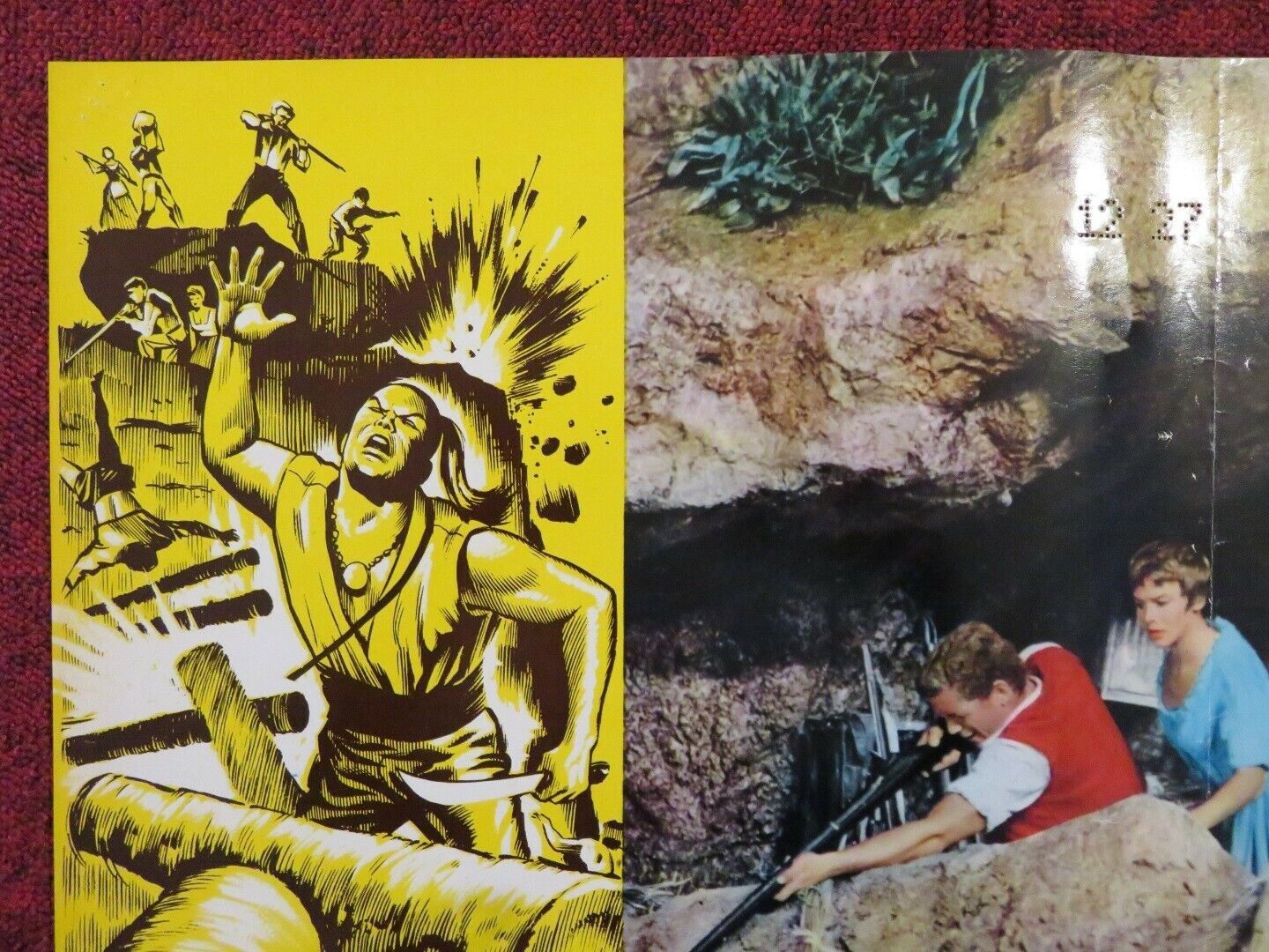 SWISS FAMILY ROBINSON - B ITALIAN FOTOBUSTA POSTER DISNEY JOHN MILLS 1962 Movie posters