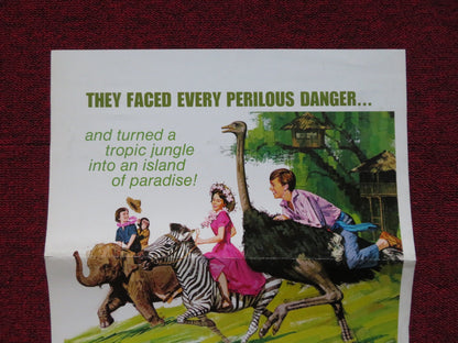 SWISS FAMILY ROBINSON FOLDED US INSERT POSTER JOHN MILLS DOROTHY MCGUIRE R1975 Rendezvous Cinema Movie posters