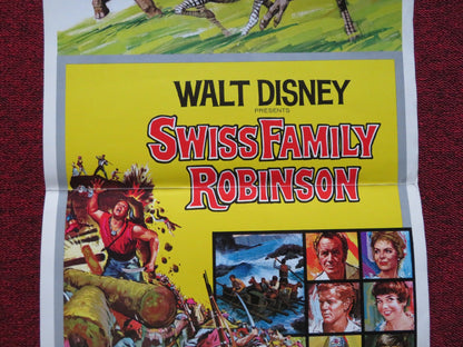 SWISS FAMILY ROBINSON FOLDED US INSERT POSTER JOHN MILLS DOROTHY MCGUIRE R1975 Rendezvous Cinema Movie posters