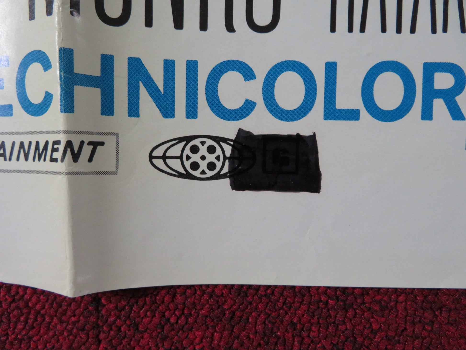 SWISS FAMILY ROBINSON FOLDED US ONE SHEET POSTER DISNEY MILLS MCGUIRE 1968 Rendezvous Cinema Movie posters