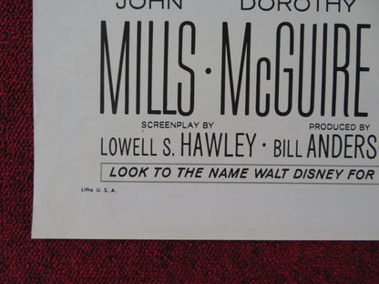 SWISS FAMILY ROBINSON FOLDED US ONE SHEET POSTER DISNEY MILLS MCGUIRE 1968 Rendezvous Cinema Movie posters